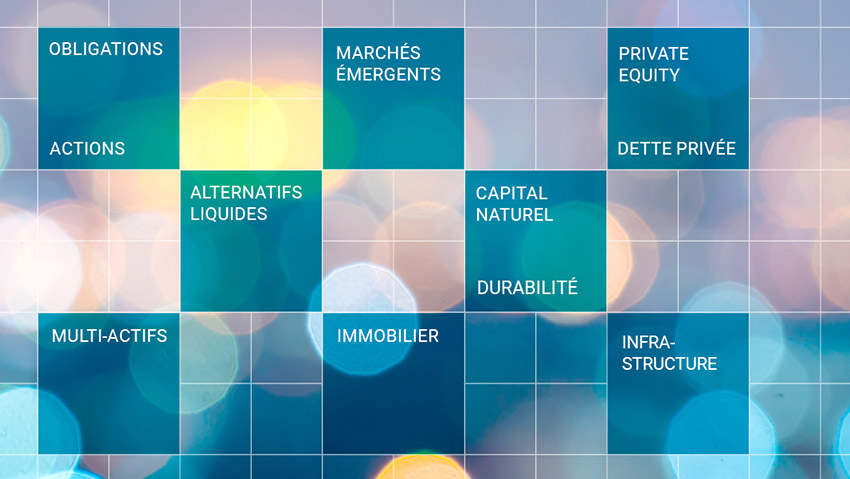 sustainable, emerging markets, equities, fixed income, multi-assets, liquid alternatives, private debt, infrastructure, natural capital, private equity, real estate