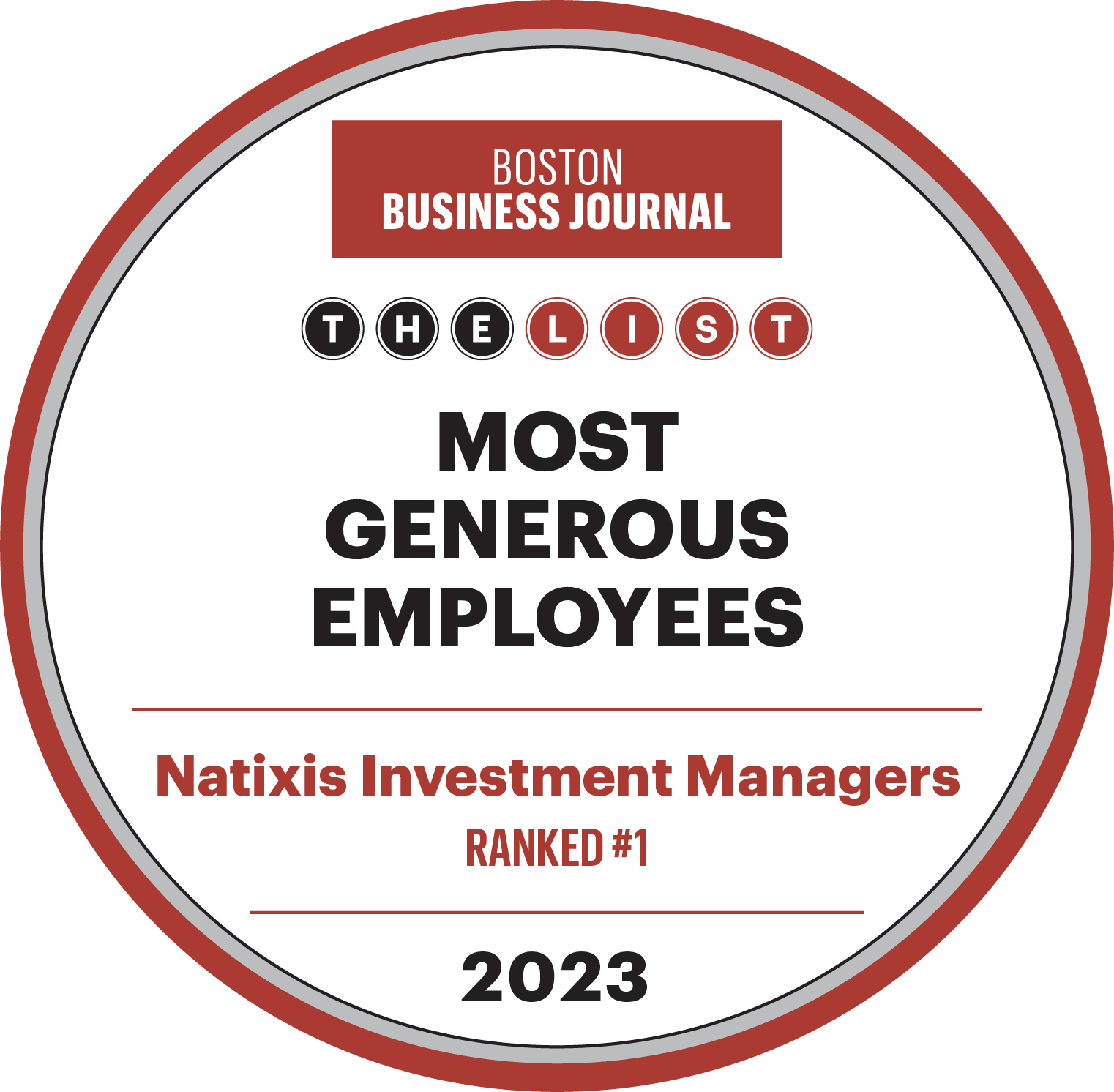 BBJ Most Generous Employees 2023 Logo